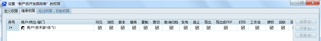 图纸管理软件权限设置